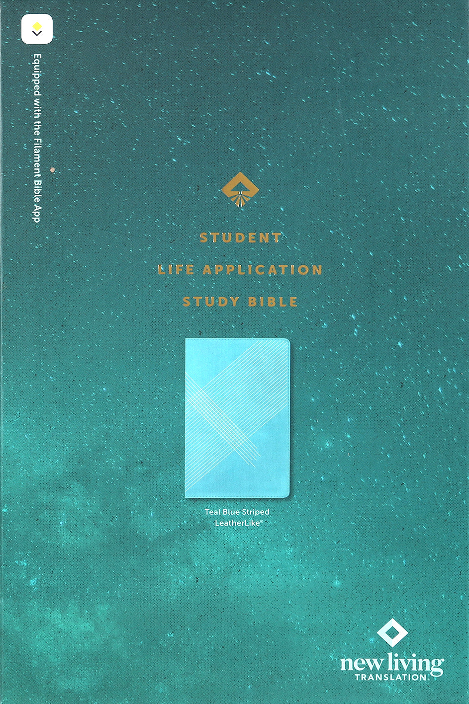 NLT Student Life Application Study Bible Filament Enabled Edition Teal Blue Striped (Red Letter Edition)
