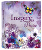 NLT Inspire Praise Bible Purple Garden
