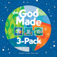 God Made : God Made the World/God Made the Ocean/God Made the Rain Forest (3 Pack) (God Made (Tyndale) Series)