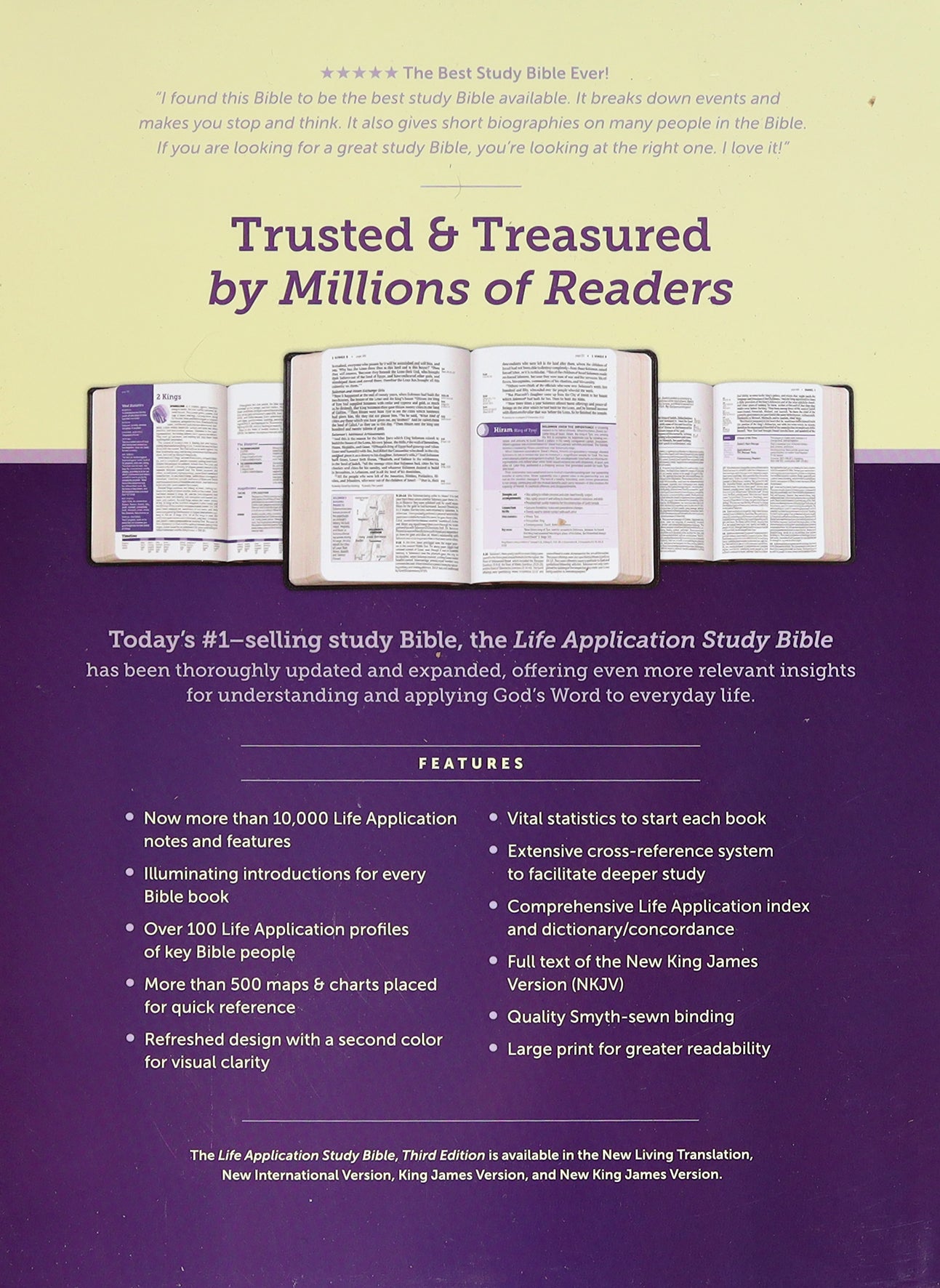 NKJV Life Application Study Bible 3rd Edition Large Print (Red Letter Edition)