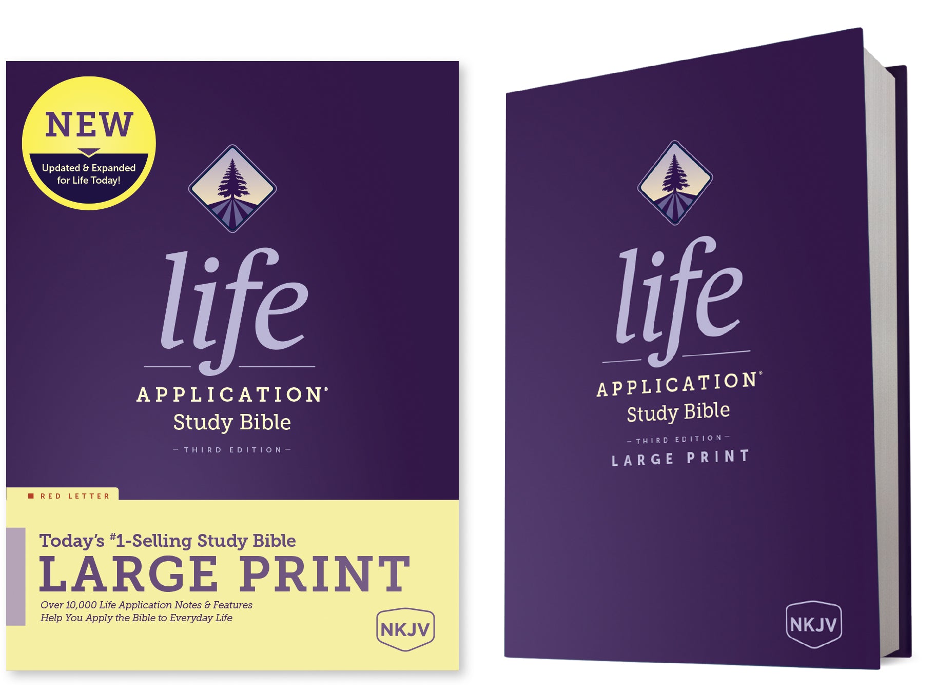 NKJV Life Application Study Bible 3rd Edition Large Print (Red Letter Edition)