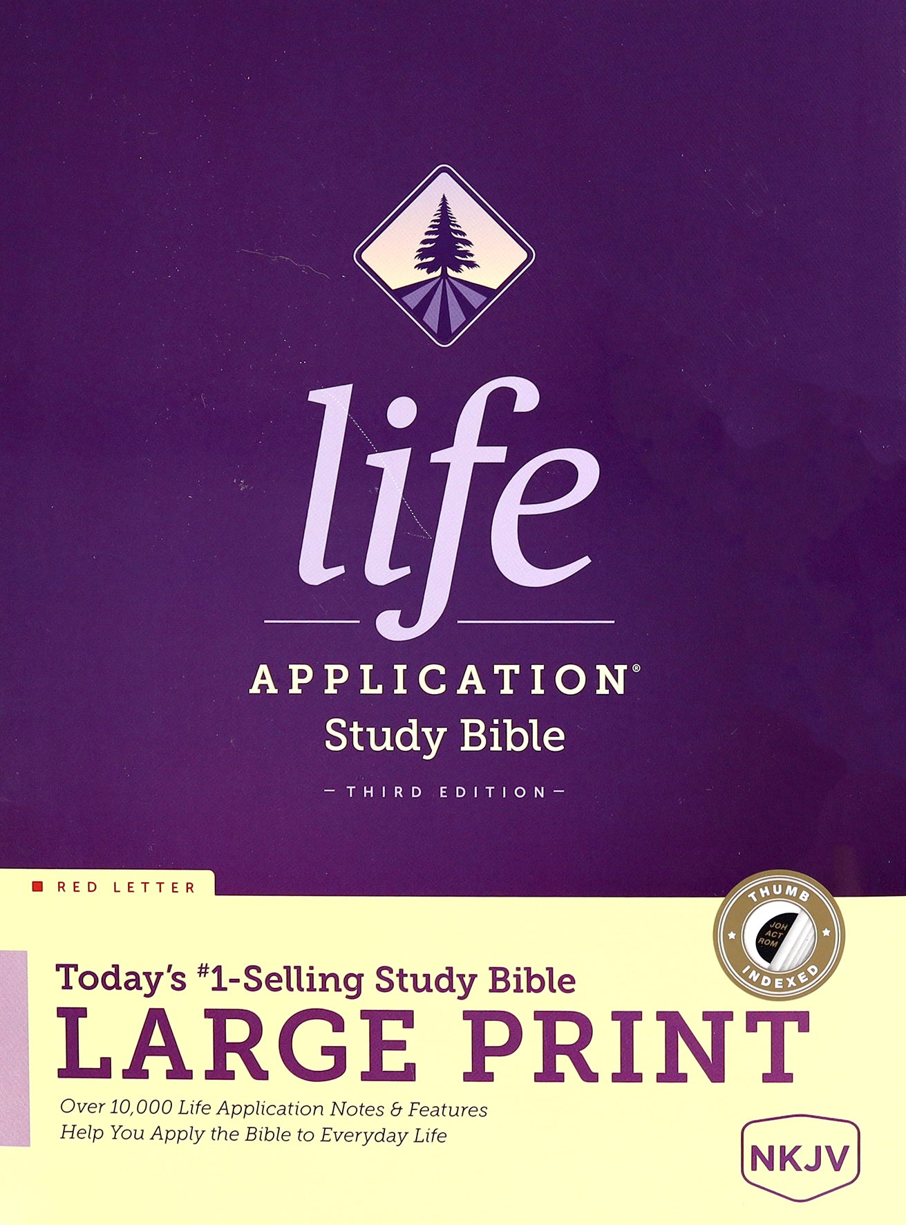 NKJV Life Application Study Bible 3rd Edition Large Print Indexed (Red Letter Edition)