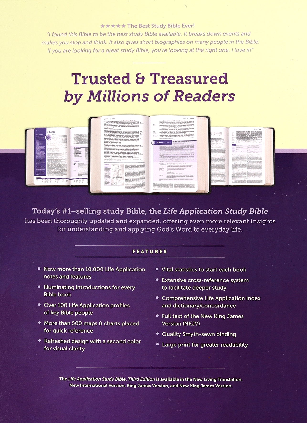 NKJV Life Application Study Bible 3rd Edition Large Print Indexed (Red Letter Edition)