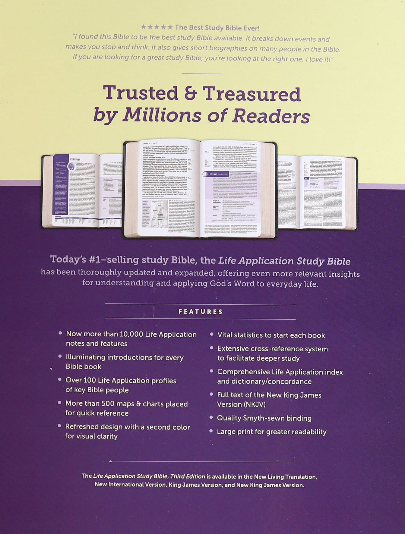 NKJV Life Application Study Bible 3rd Edition Large Print Brown/Mahogany (Red Letter Edition)