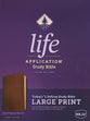 NKJV Life Application Study Bible 3rd Edition Large Print Brown/Mahogany (Red Letter Edition)