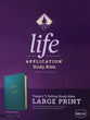 NKJV Life Application Study Bible 3rd Edition Large Print Teal Blue (Red Letter Edition)