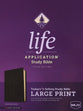 NKJV Life Application Study Bible 3rd Edition Large Print Black (Red Letter Edition)