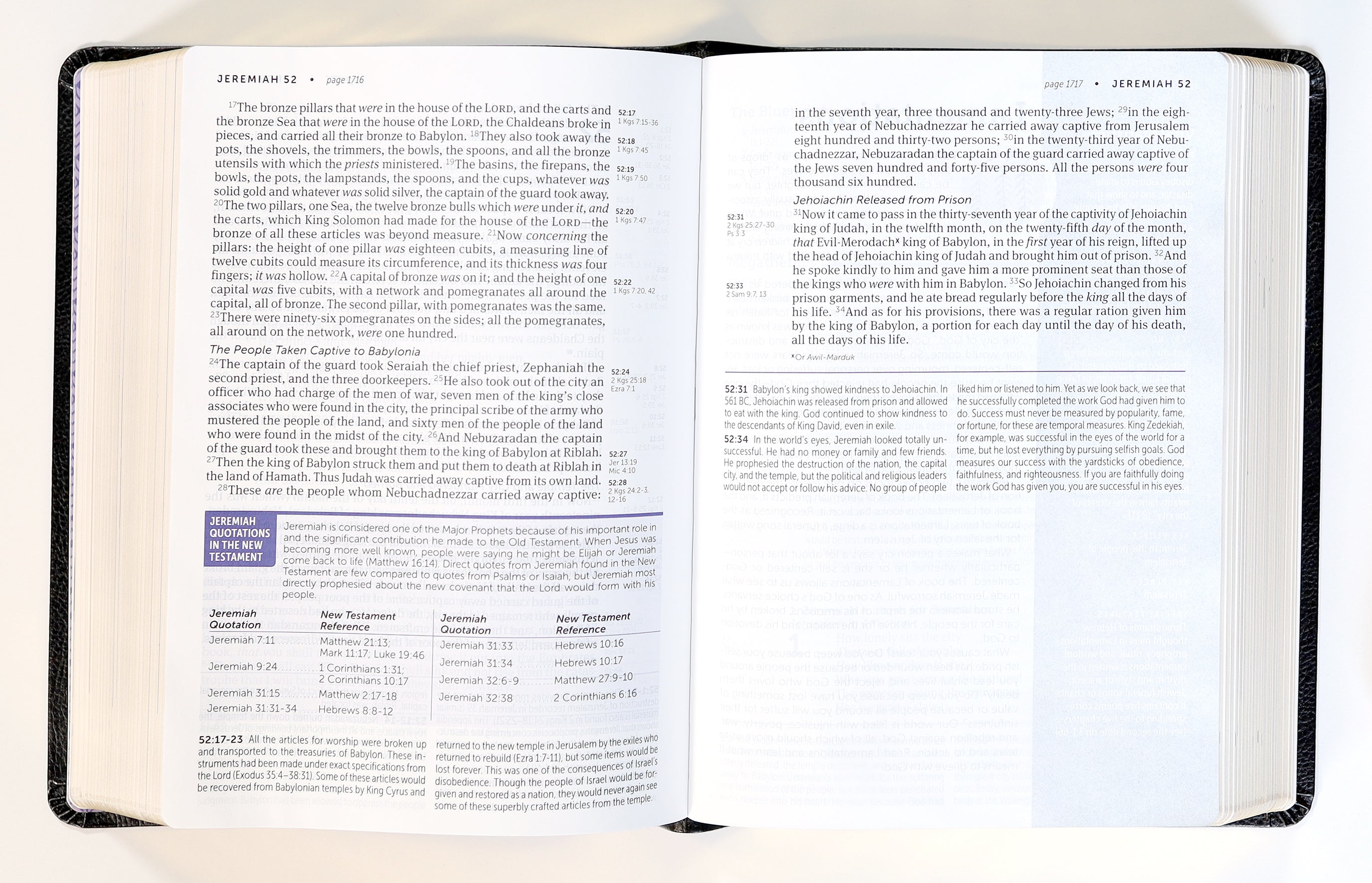 NKJV Life Application Study Bible 3rd Edition Large Print Black (Red Letter Edition)