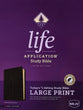 NKJV Life Application Study Bible 3rd Edition Large Print Black Indexed (Red Letter Edition)