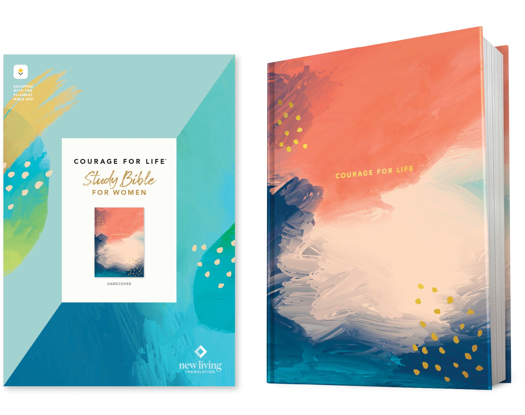 NLT Courage For Life Study Bible For Women Filament-Enabled Edition