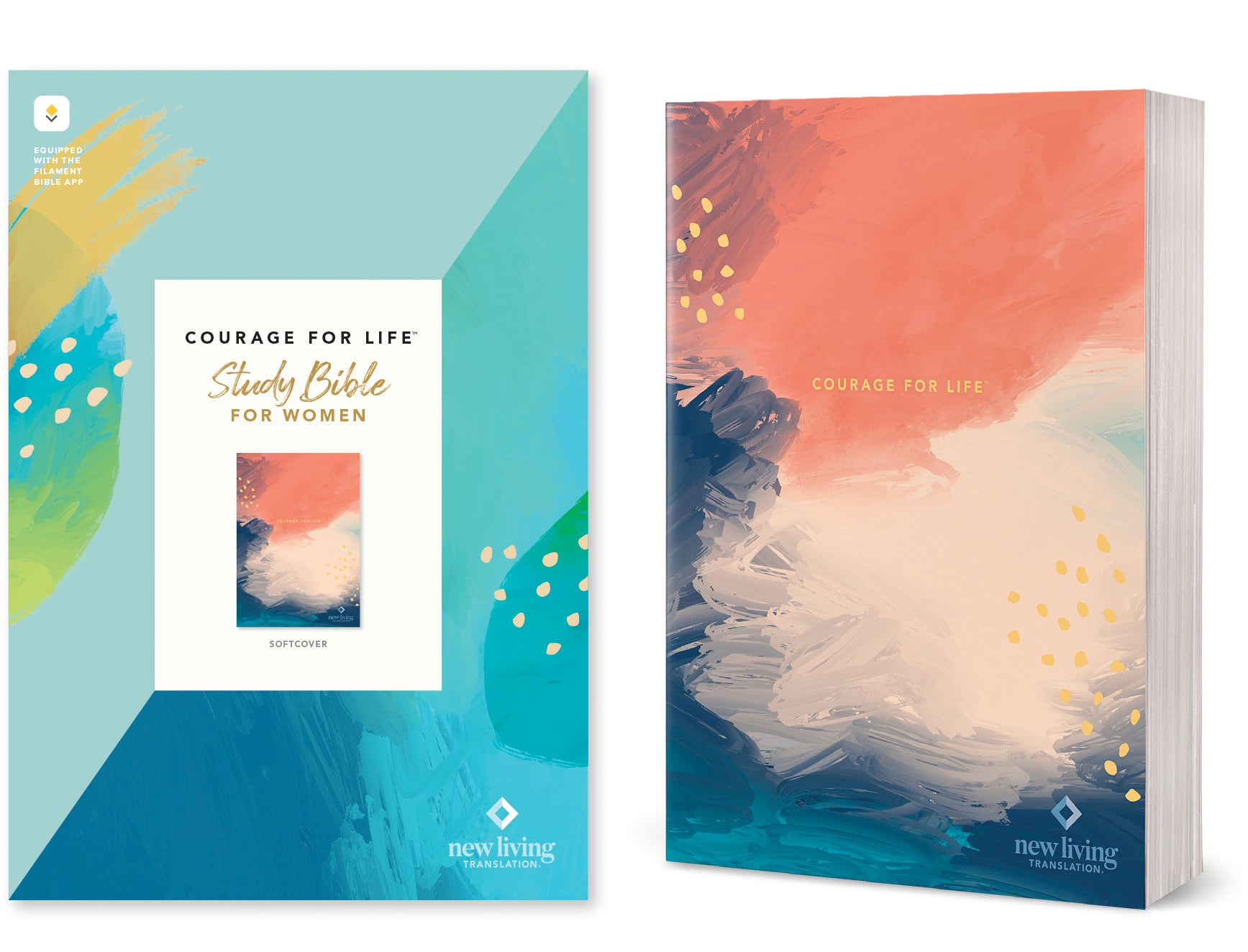 NLT Courage For Life Study Bible For Women Filament-Enabled Edition