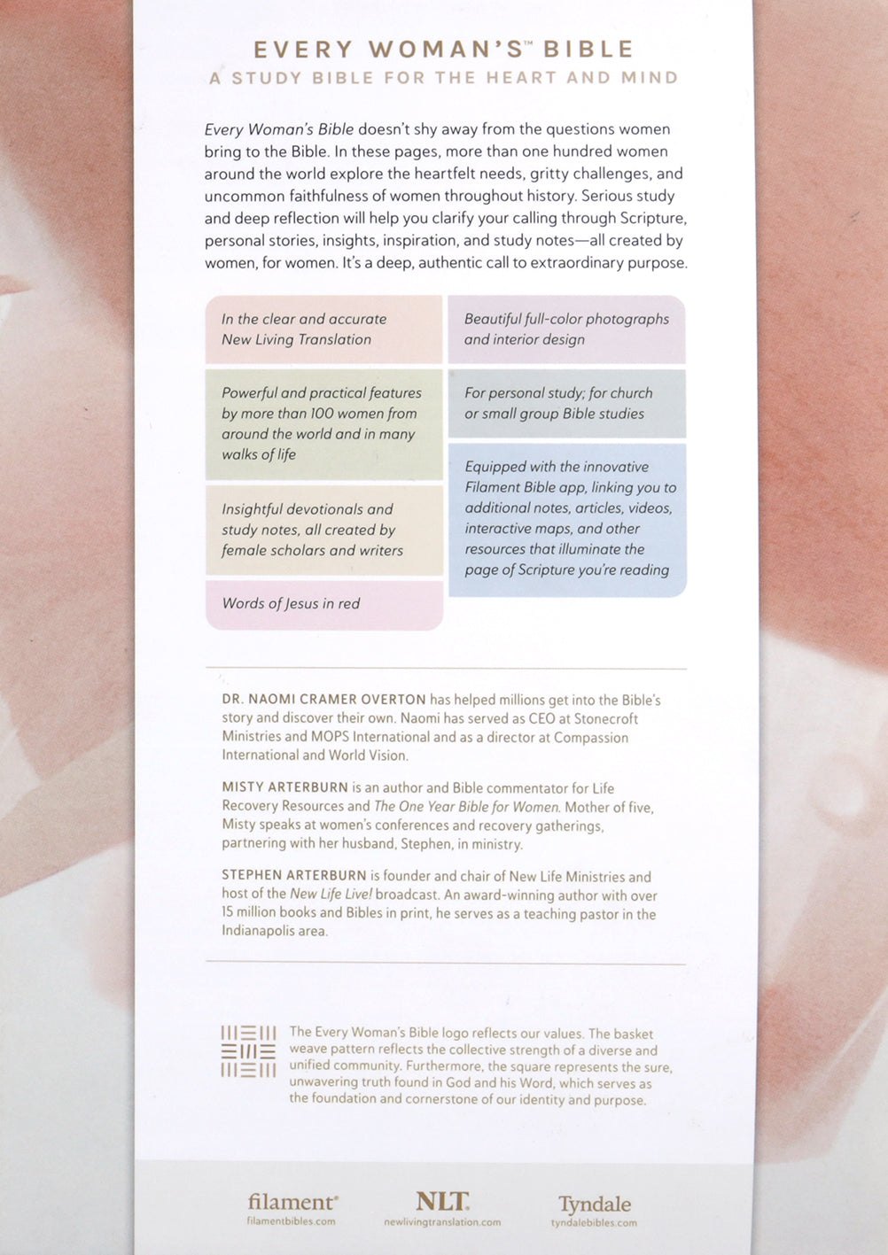 NLT Every Woman’s Bible Filament Enabled Gold Dust (Red Letter Edition)