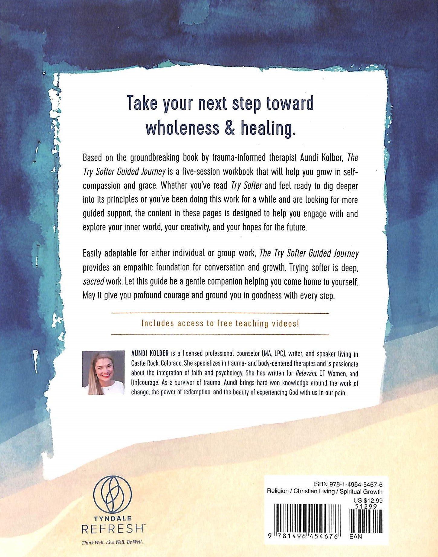 The Try Softer Guided Journey: A Soulful Companion to Healing (5 Session Workbook)