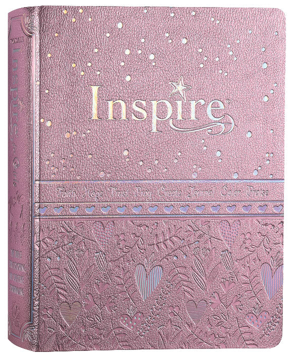 NLT Inspire Bible For Girls Pink