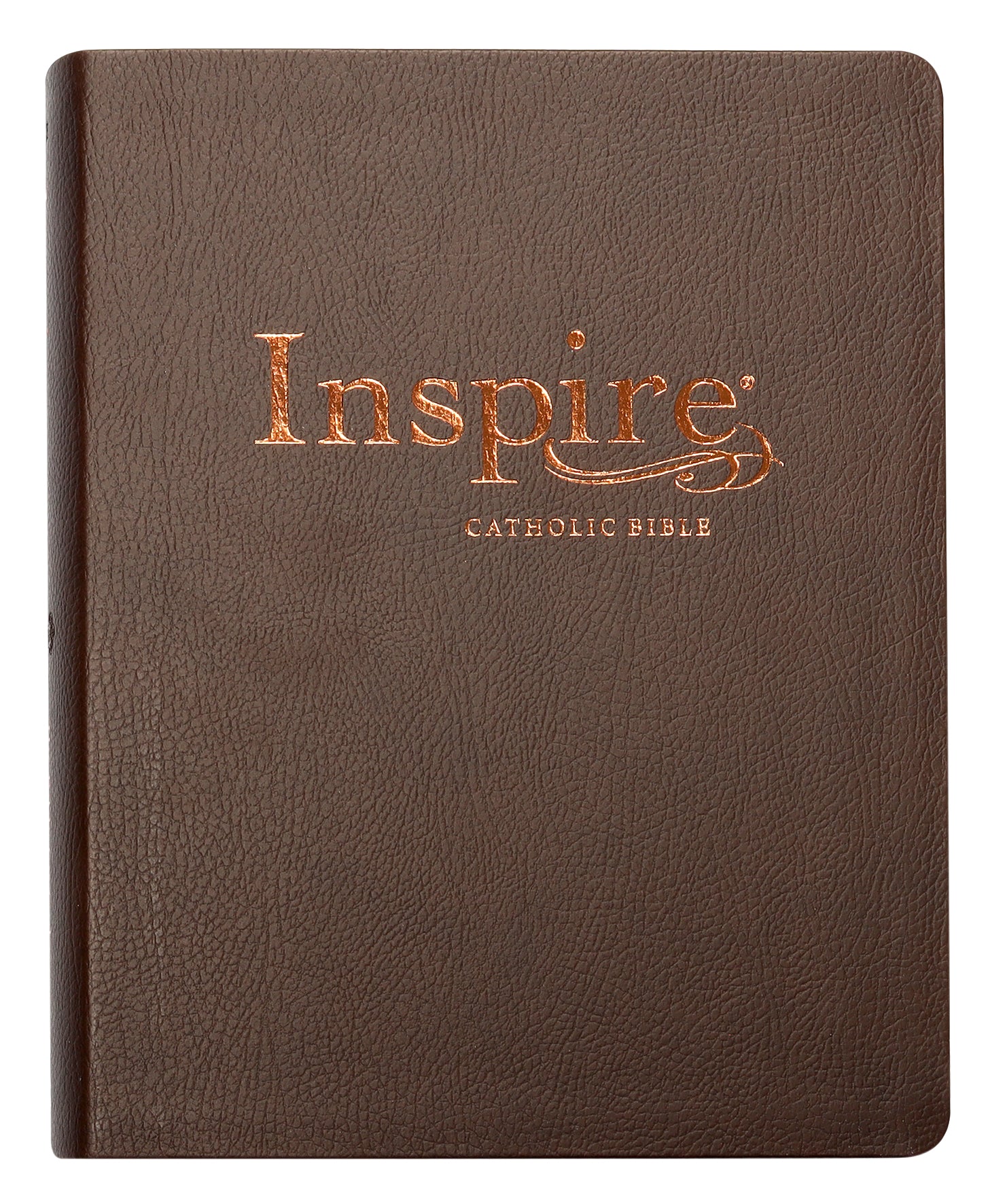 NLT Inspire Catholic Bible Dark Brown