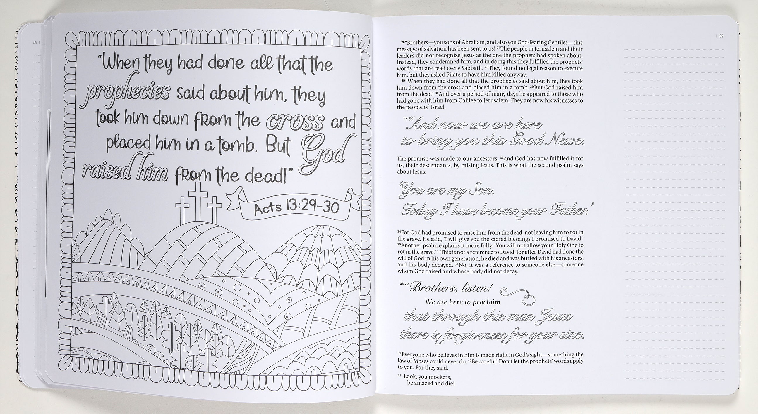 NLT Inspire Acts & Romans Coloring & Creative Journaling