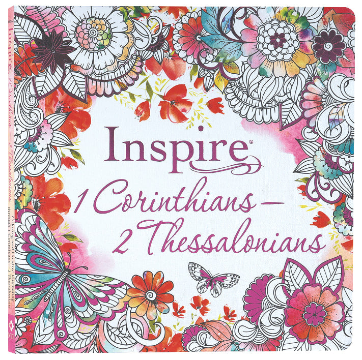 NLT Inspire 1 Corinthians - 2 Thessalonians Coloring and Creative Journaling
