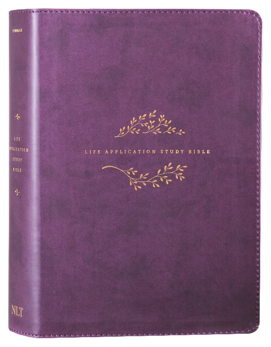 NLT Life Application Study Bible Purple (Red Letter Edition) (3rd Edition)