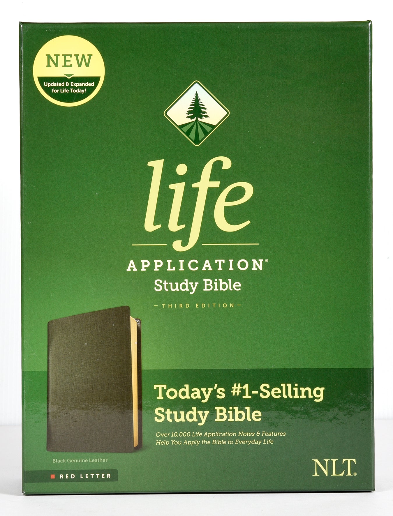 NLT Life Application Study Bible Black (Red Letter Edition) (3rd Edition)