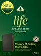 NLT Life Application Study Bible Black Indexed (Red Letter Edition) (3rd Edition)