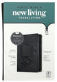 NLT Compact Zipper Bible Filament Enabled Edition Charcoal Patch (Red Letter Edition)