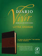 Ntv Biblia De Estudio Del Diario Vivir Letra Grande Brown (Red Letter Edition)