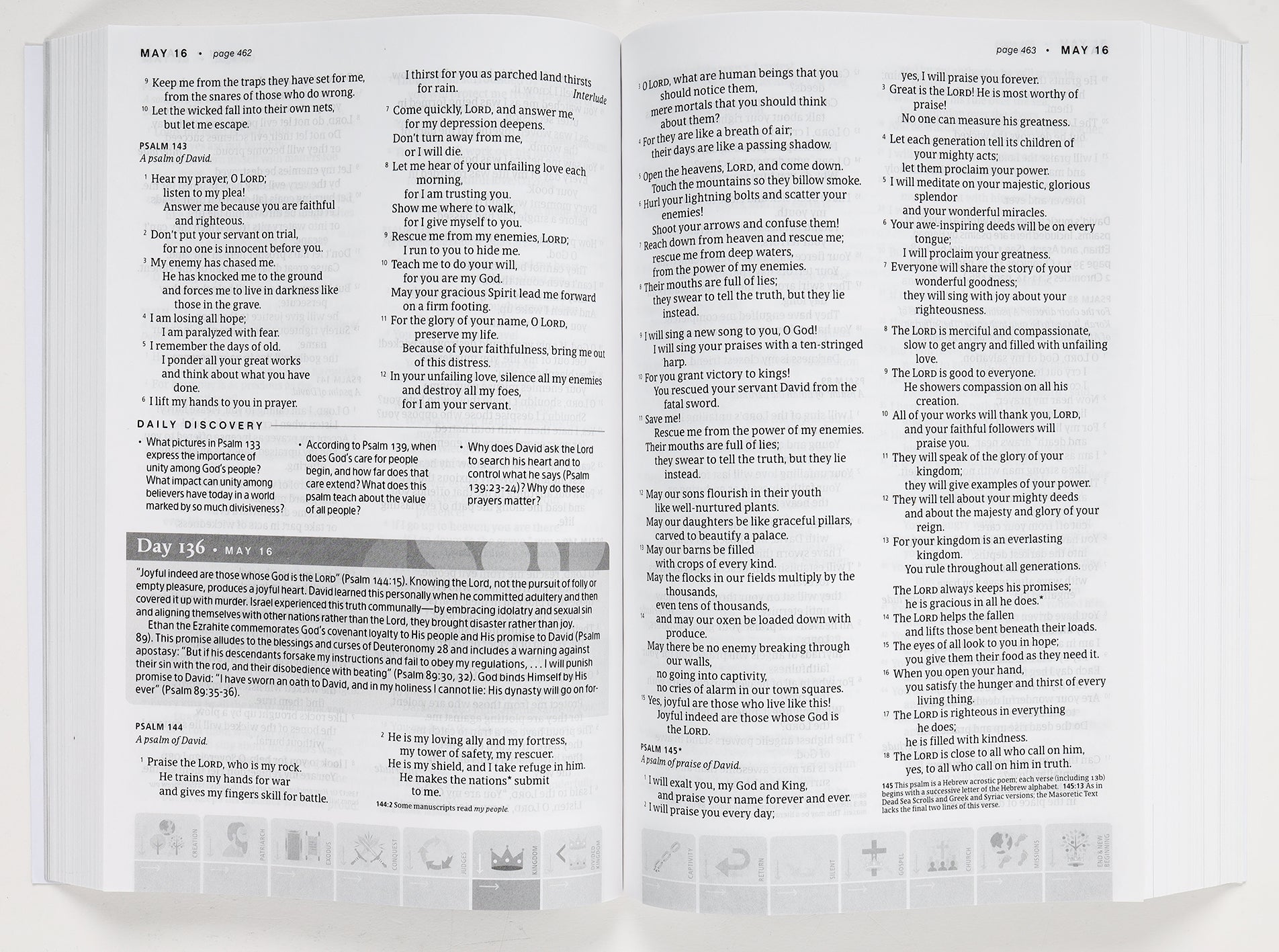 NLT One Year Chronological Study Bible