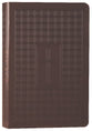 NLT Premium Value Thinline Bible Filament Enabled Edition Dark Brown Cross