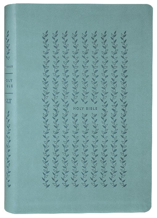 NLT Large Print Premium Value Thinline Bible Filament Enabled Edition Eucalyptus Teal