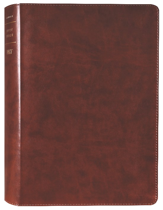 NLT Super Giant Print Bible Filament Enabled Edition Brown (Red Letter Edition)