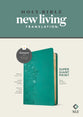 NLT Super Giant Print Bible Filament Enabled Edition Peony Rich Teal (Red Letter Edition)