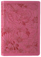 NLT Large Print Premium Value Thinline Bible Filament Enabled Edition Garden Pink