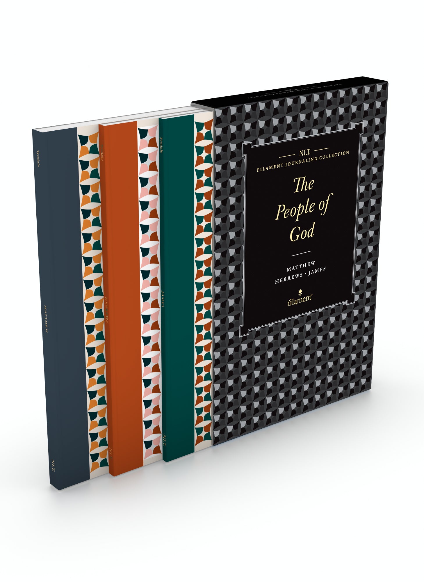 NLT Filament Bible Journal the People of God Set; Matthew, Hebrews, and James (3 Book Boxed Set)