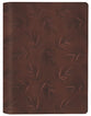 NLT Wide Margin Bible Filament Enabled Edition Dark Brown Palm (Red Letter Edition)