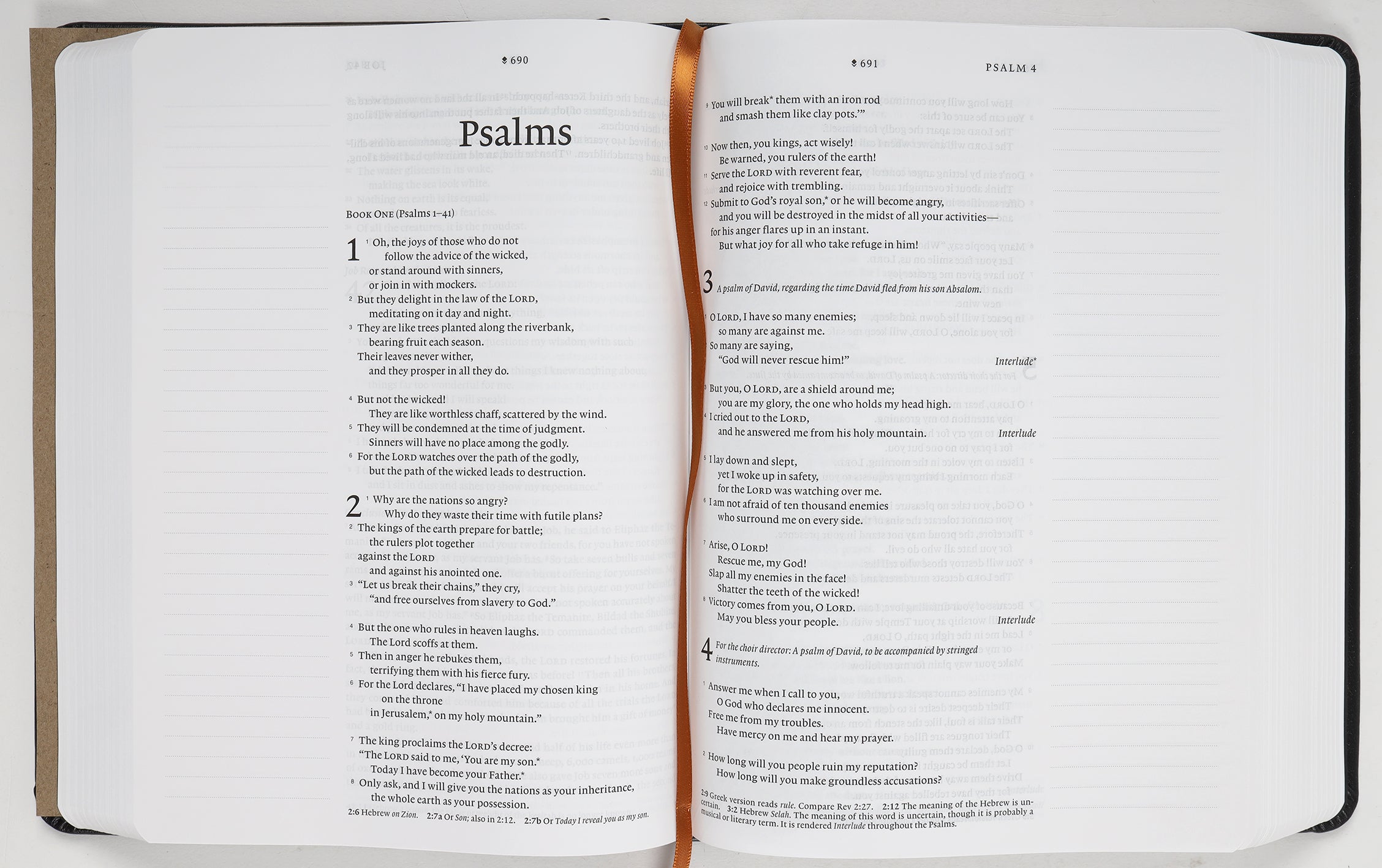 NLT Wide Margin Bible Filament Enabled Edition Black Cross (Red Letter Edition)
