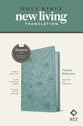 NLT Thinline Reference Bible Filament Enabled Edition Floral Leaf Teal (Red Letter Edition)