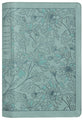 NLT Thinline Reference Bible Filament Enabled Edition Floral Leaf Teal (Red Letter Edition)