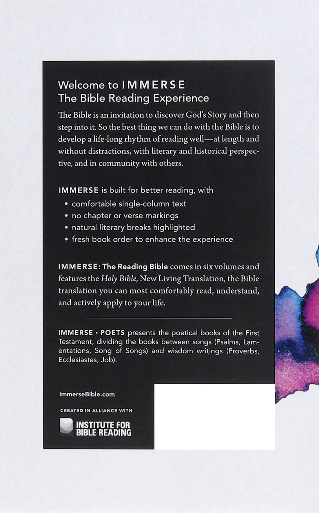NLT Immerse Poets (Immerse: The Reading Bible Series)