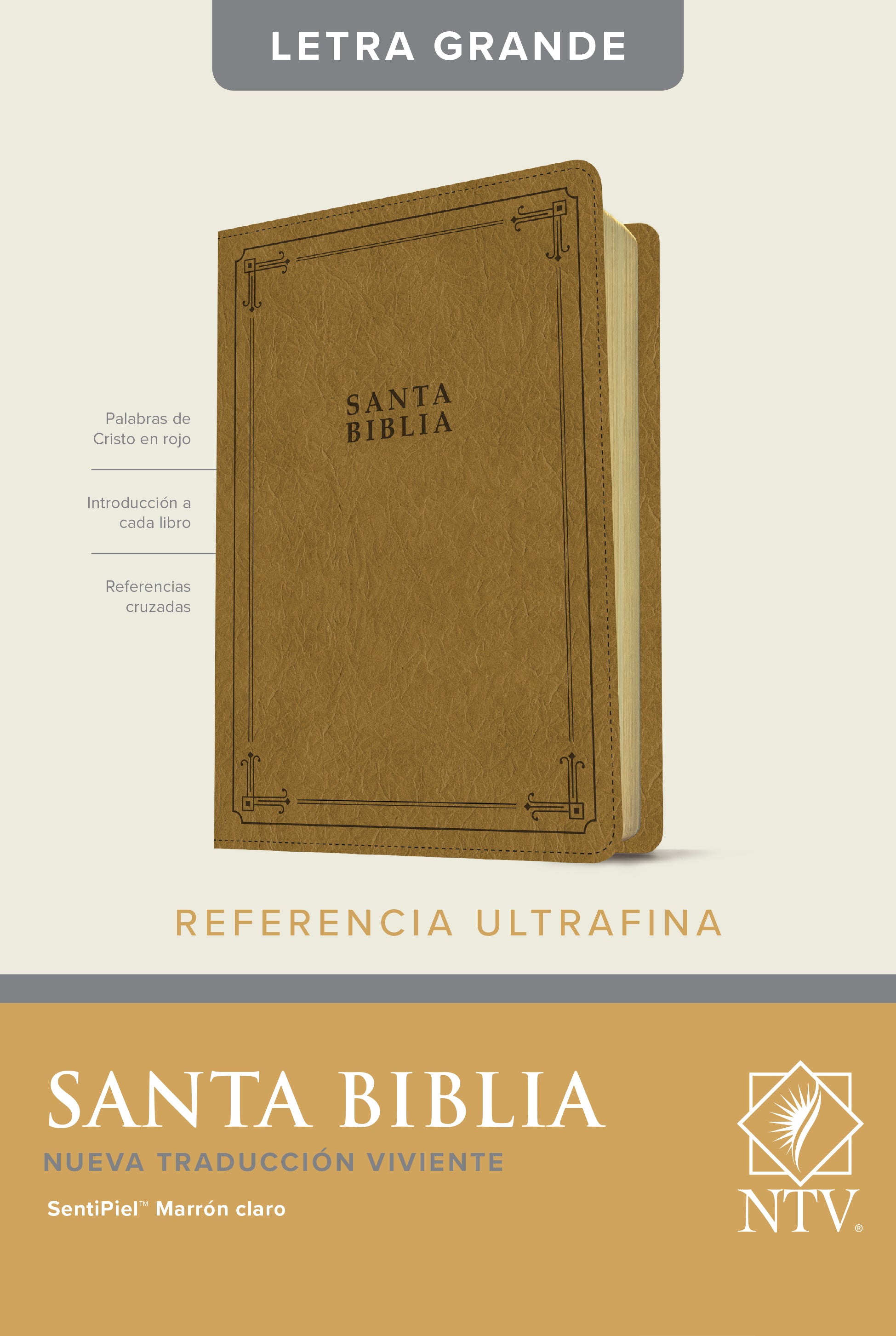 Ntv Santa Biblia Edicion De Referencia Ultrafina Letra Grande (Red Letter Edition)