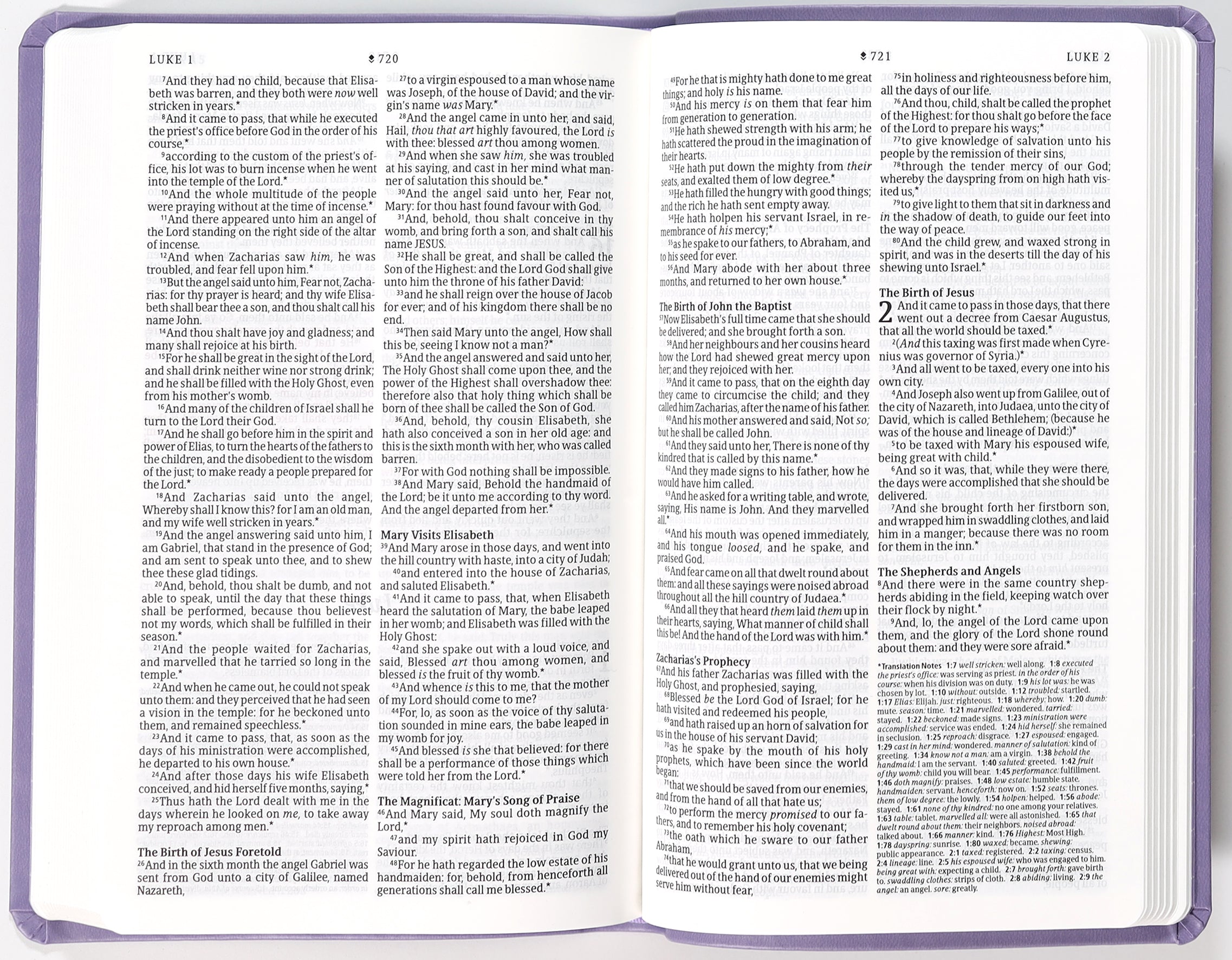 KJV Premium Value Thinline Bible Filament Enabled Edition Garden Lavender (Red Letter Edition)