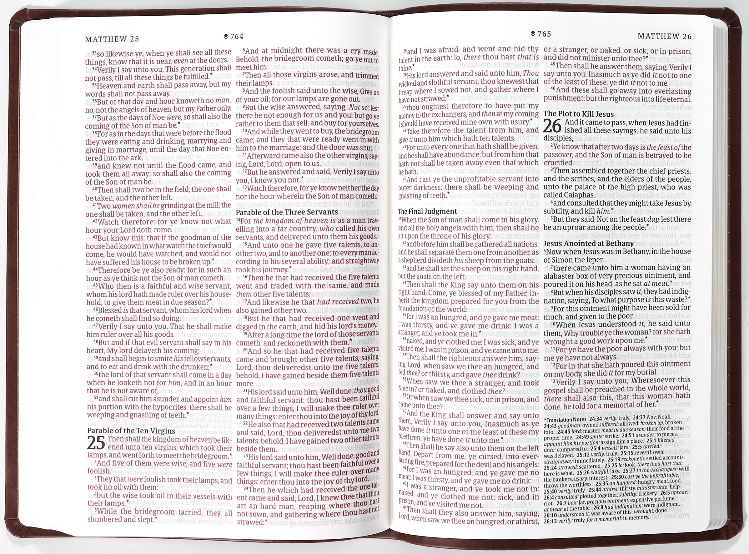 KJV Large Print Premium Value Thinline Bible Filament Enabled Edition Dark Brown Tile (Red Letter Edition)