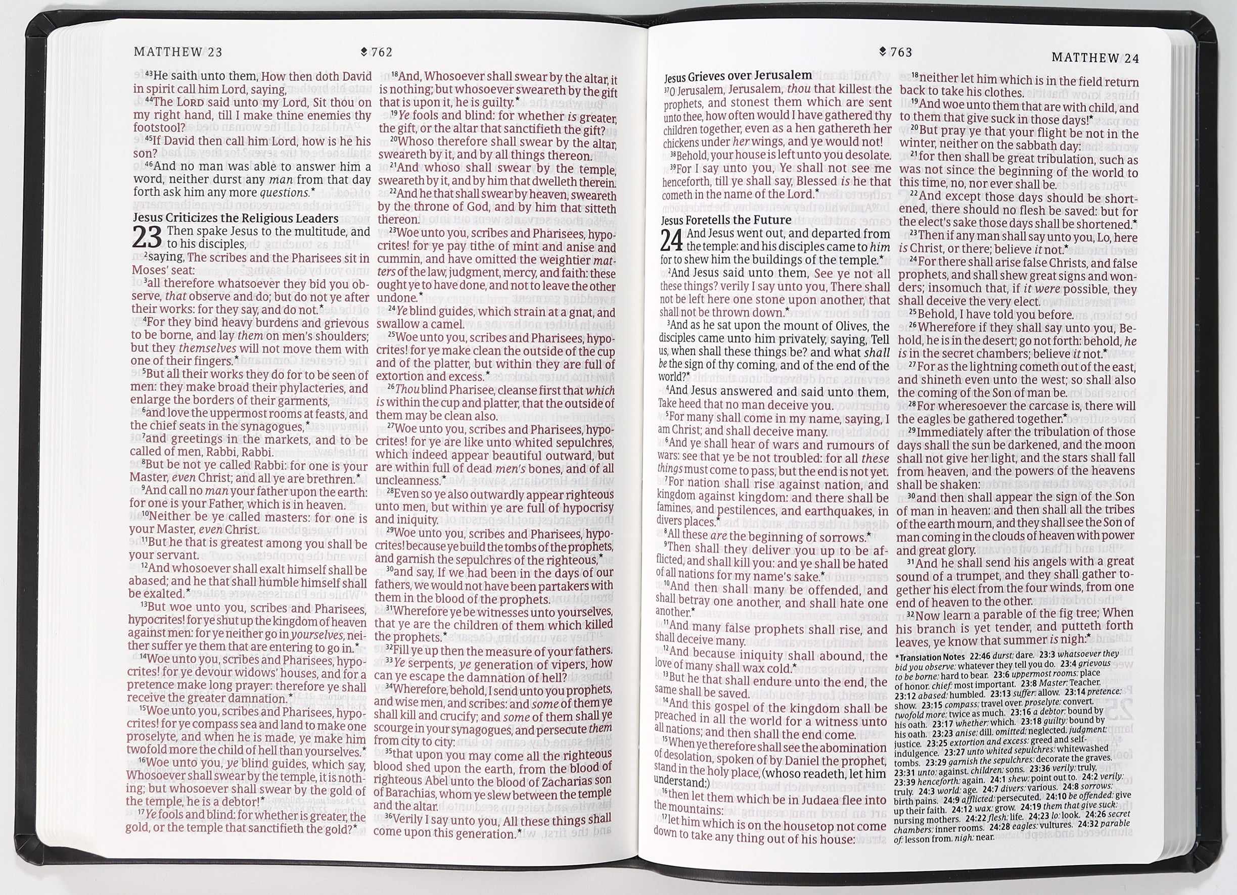 KJV Large Print Premium Value Thinline Bible Filament Enabled Edition Black Celtic Cross (Red Letter Edition)