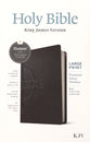 KJV Large Print Premium Value Thinline Bible Filament Enabled Edition Black Celtic Cross (Red Letter Edition)