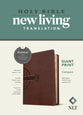 NLT Compact Giant Print Bible Filament Enabled Edition Mahogany Celtic Cross (Red Letter Edition)