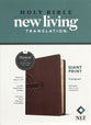 NLT Compact Giant Print Bible Filament Enabled Edition Mahogany Celtic Cross (Red Letter Edition)