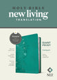 NLT Compact Giant Print Bible Filament Enabled Edition Peony Rich Teal (Red Letter Edition)