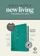 NLT Compact Giant Print Bible Filament Enabled Edition Peony Rich Teal Indexed (Red Letter Edition)