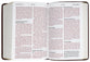 NLT Compact Giant Print Bible Filament Enabled Edition Rose Metallic Peony (Red Letter Edition)