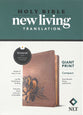 NLT Compact Giant Print Bible Filament Enabled Edition Rose Metallic Peony (Red Letter Edition)