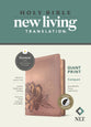 NLT Compact Giant Print Bible Filament Enabled Edition Rose Metallic Peony Indexed (Red Letter Edition)
